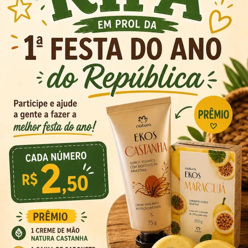 Imagem da campanha Festa do república