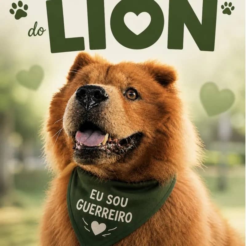 Imagem da campanha Rifa Solidária para o LION