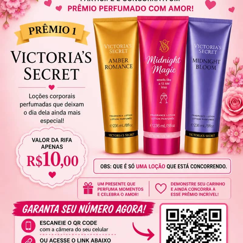 Imagem da campanha DE Victoria Secret