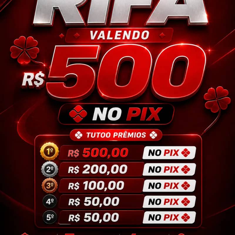 Imagem da campanha Concorra a 500 reais no pix