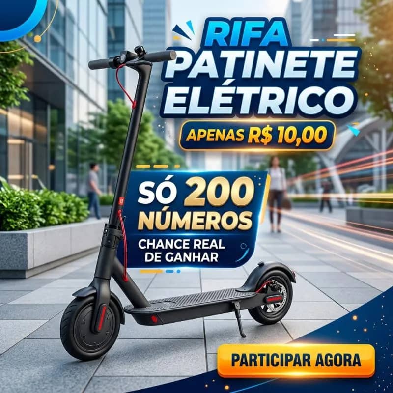 Imagem da campanha Rifa Patinete Elétrico