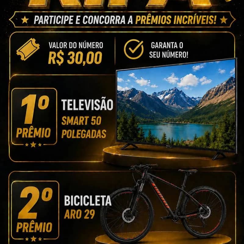 Imagem da campanha Rifa Welker/Elen