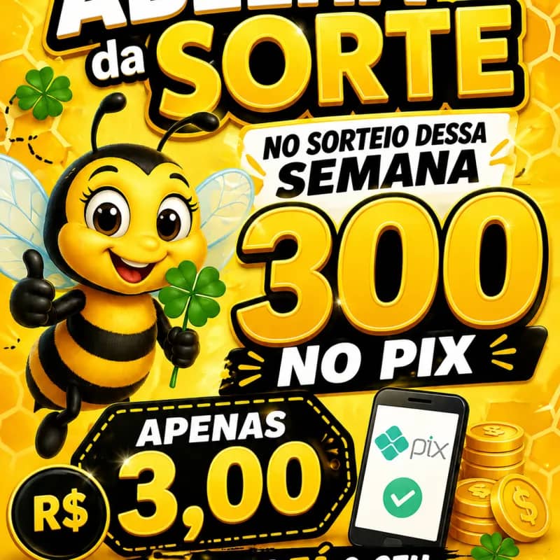 Imagem da campanha Abelha da Sorte