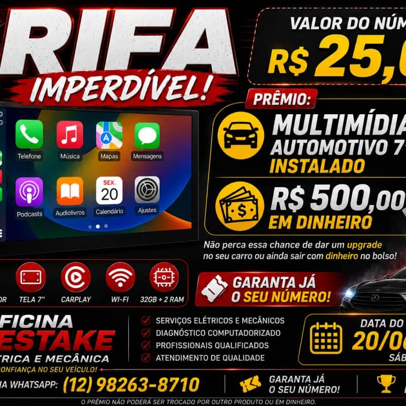 Imagem da campanha Oficina Destake mecânica
