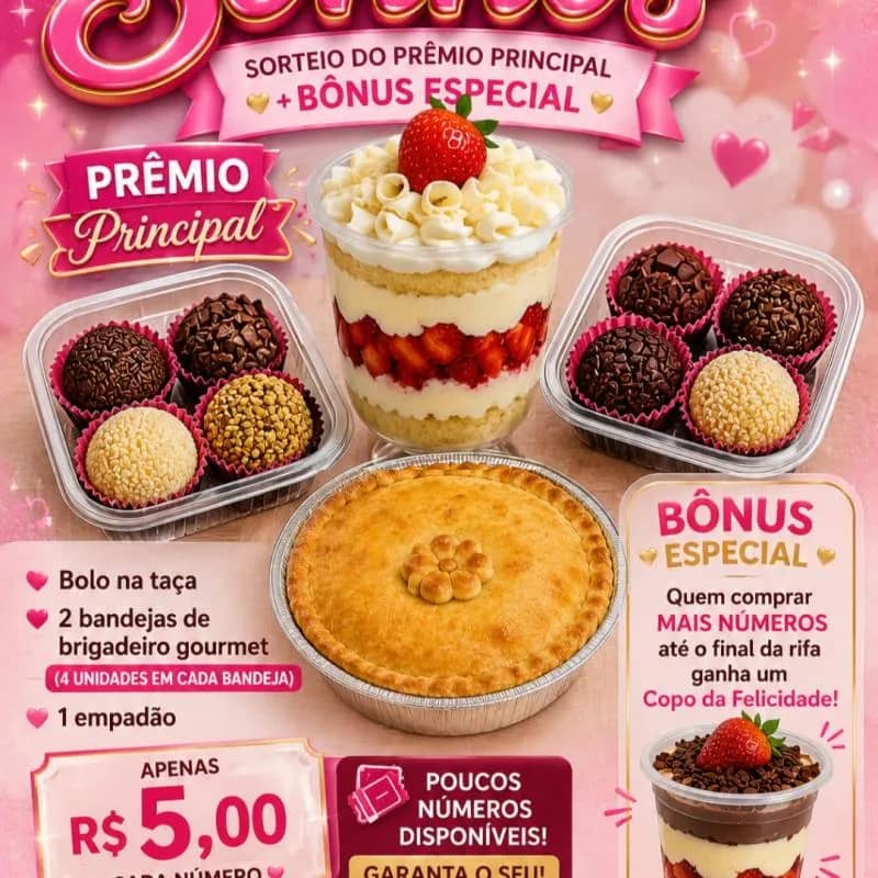 Imagem da campanha Rifa dos sonhos