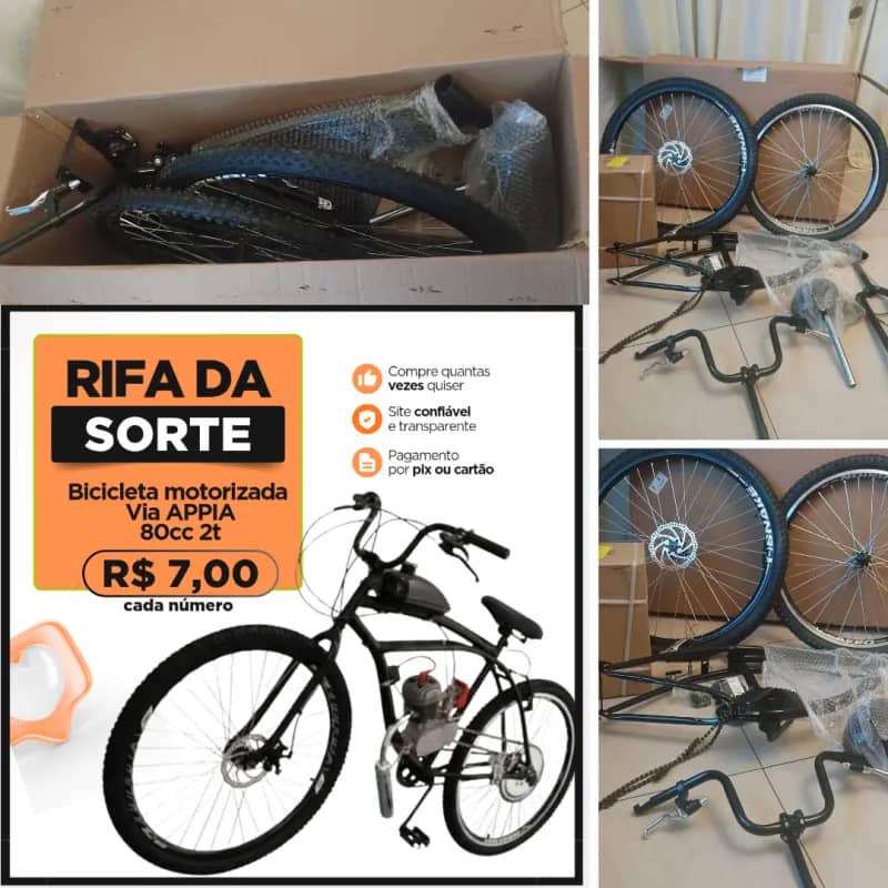 Imagem da campanha Rifa da sorte