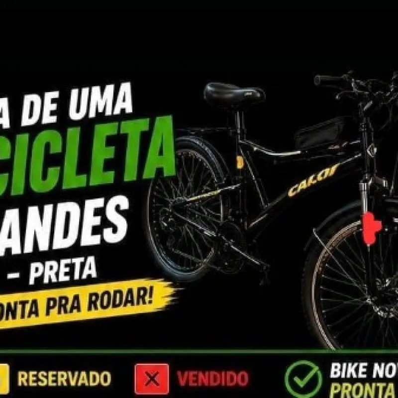 Imagem da campanha Bike Caloi Andes aro 26 21V (seminovos)
