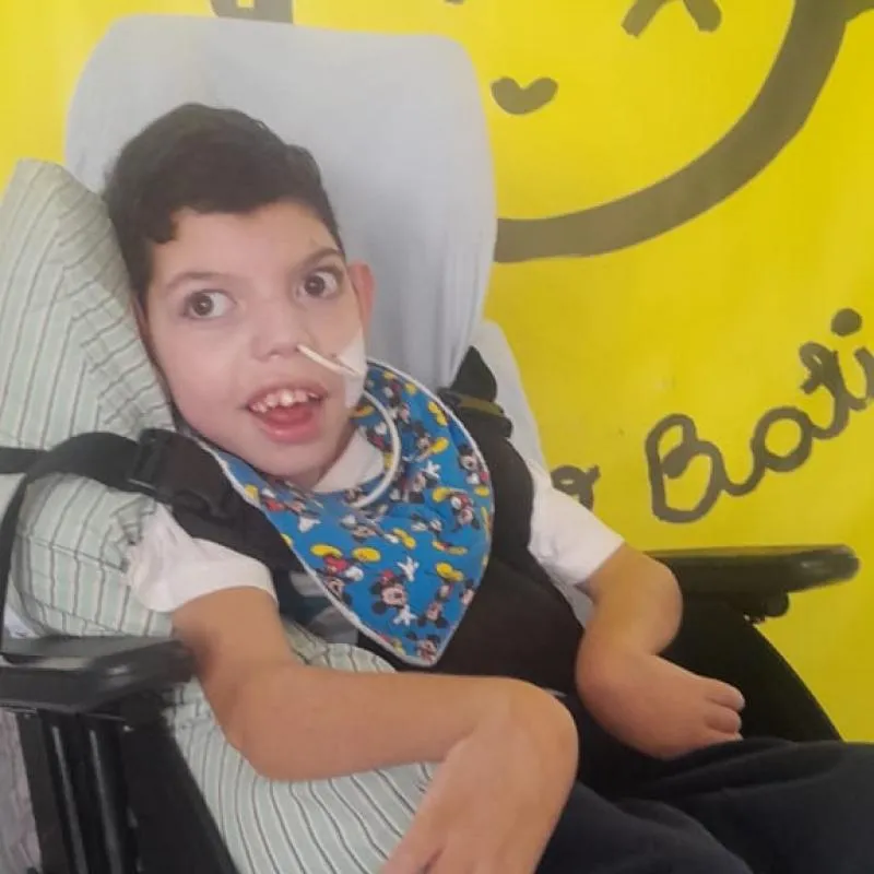 Imagem da campanha Cadeira de rodas para o Tomás
