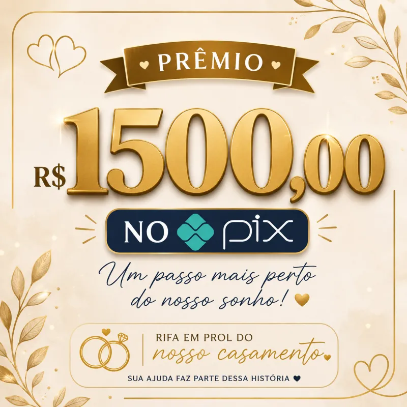 Imagem da campanha Rifa Pré-Casamento
