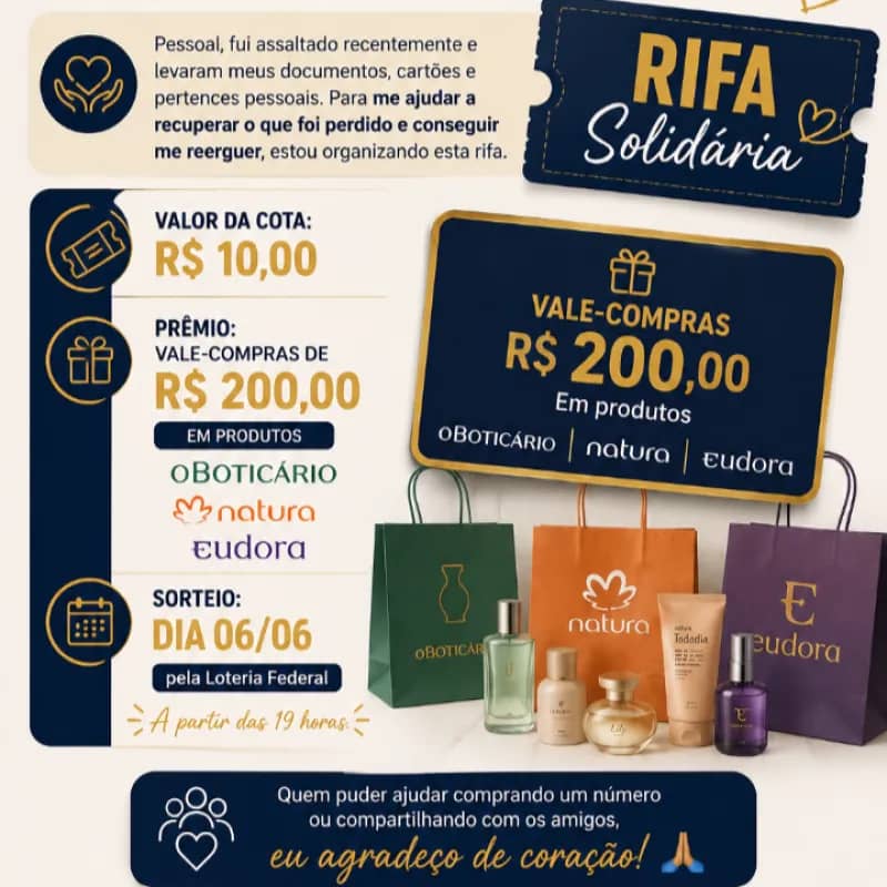 Imagem da campanha Ação Solidária