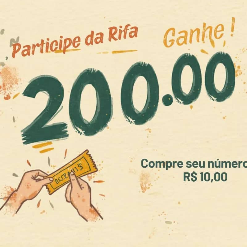 Imagem da campanha Rifa Nezinha