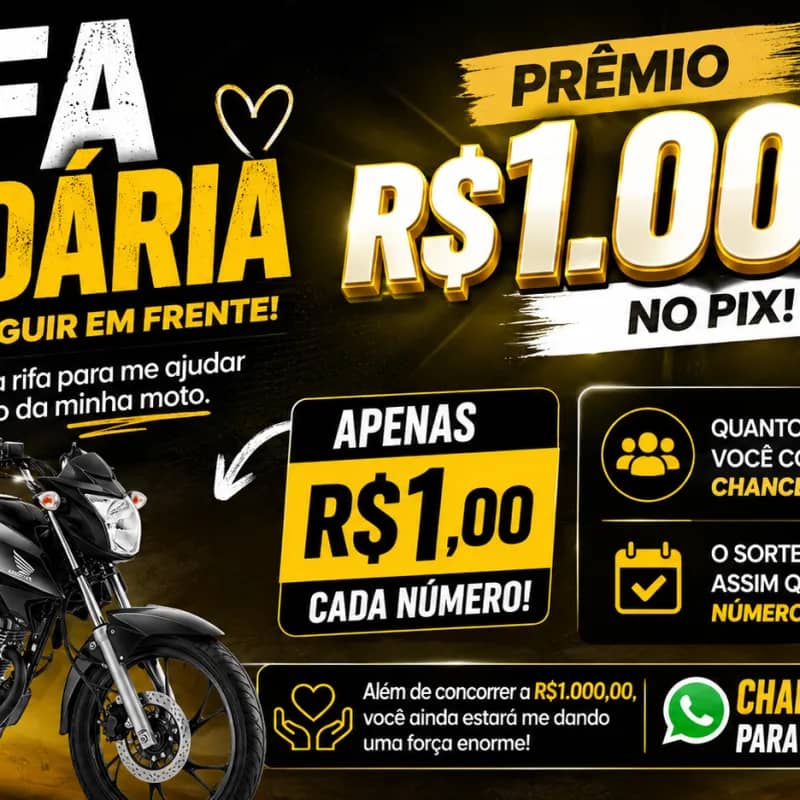 Imagem da campanha Pix de 1000
