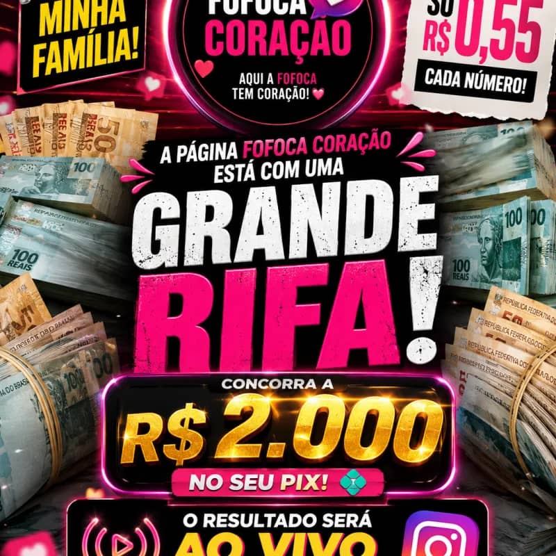 Imagem da campanha Rifa  de 2k no Pix