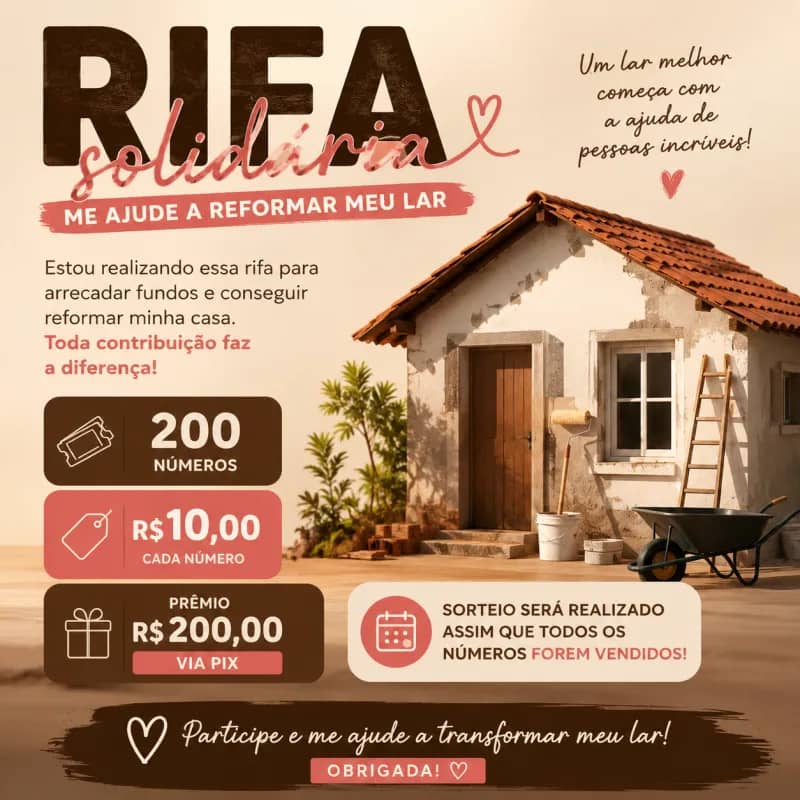 Imagem da campanha Reforma do meu Lar ✨