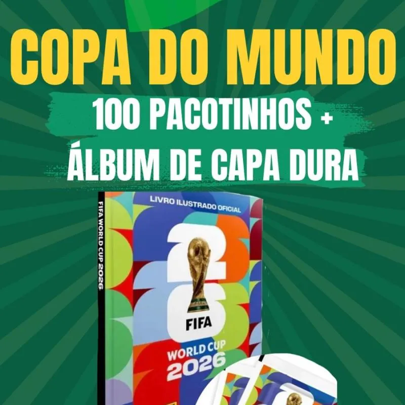 Imagem da campanha Rifa album da copa do mundo