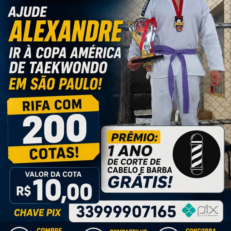Imagem da campanha Campeonato copa América de taekwondo