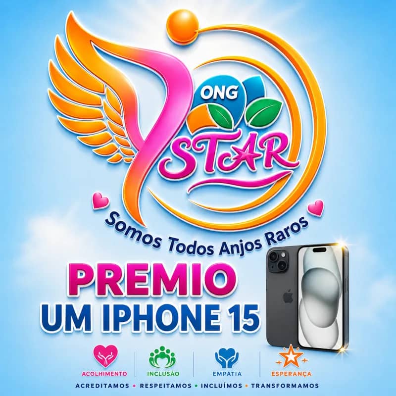 Imagem da campanha RIFA SOLIDÁRIA ONG STAR SOMOS TODOS ANJOS RAROS