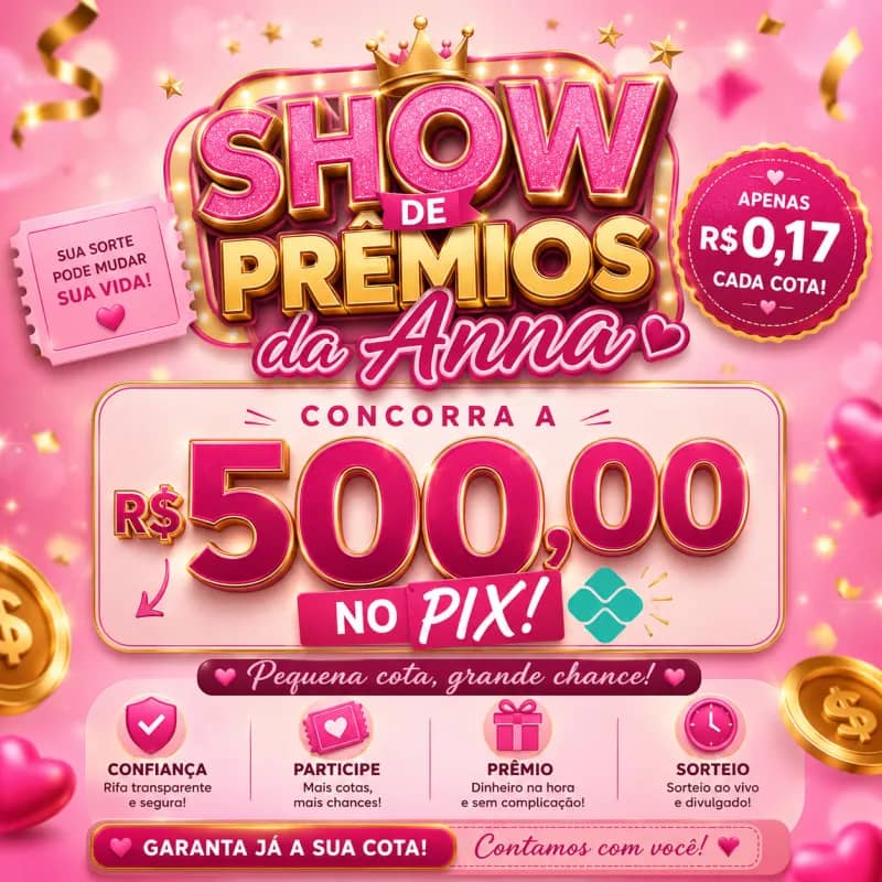 Imagem da campanha C 500,00 no pix