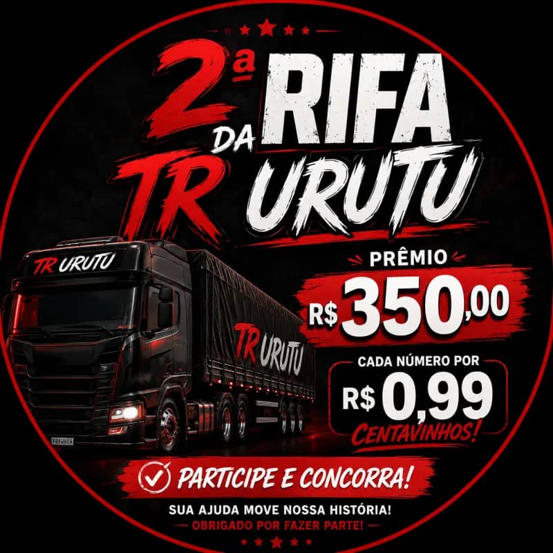 Imagem da campanha SEGUNDA EDIÇÃO RIFA TR URUTU