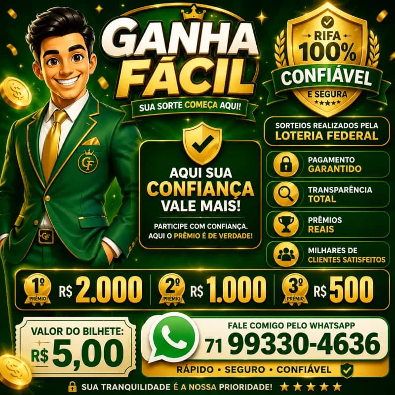 Imagem da campanha RIFA GANHA FÁCIL