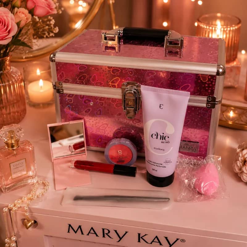 Imagem da campanha Sorteio de uma maleta para make com produtos!
