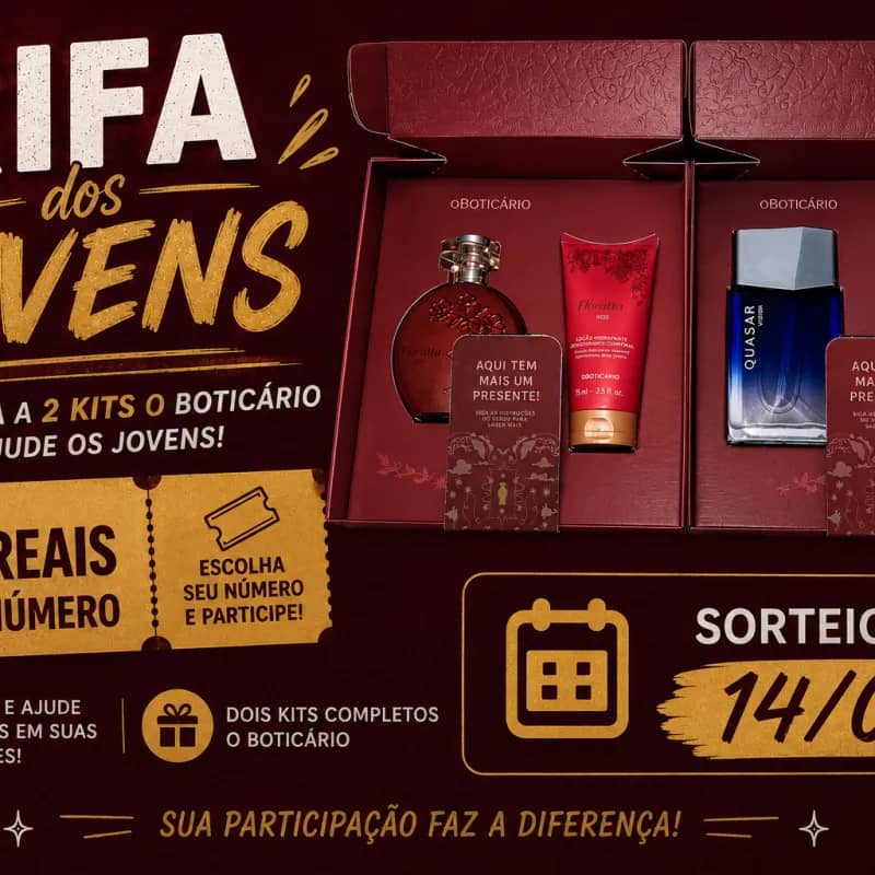 Imagem da campanha Rifa dos Jovens ✨️
