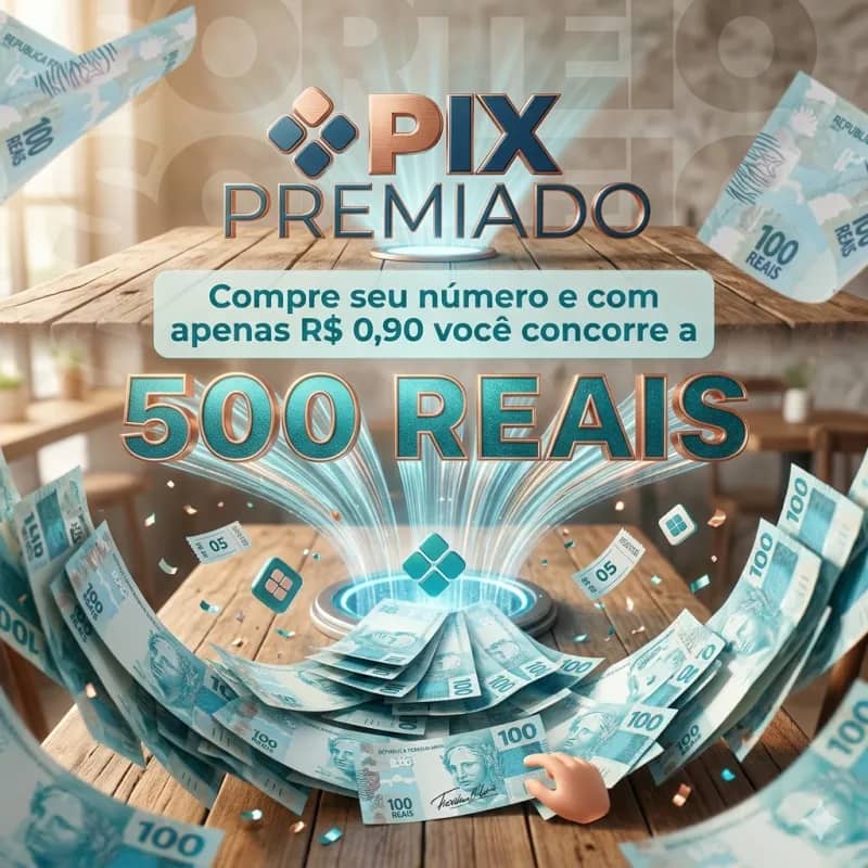 Imagem da campanha Pix Premiado