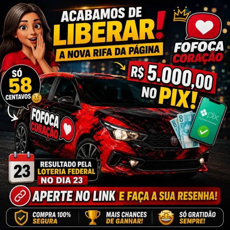 Imagem da campanha rRifa de um Pix 5k
