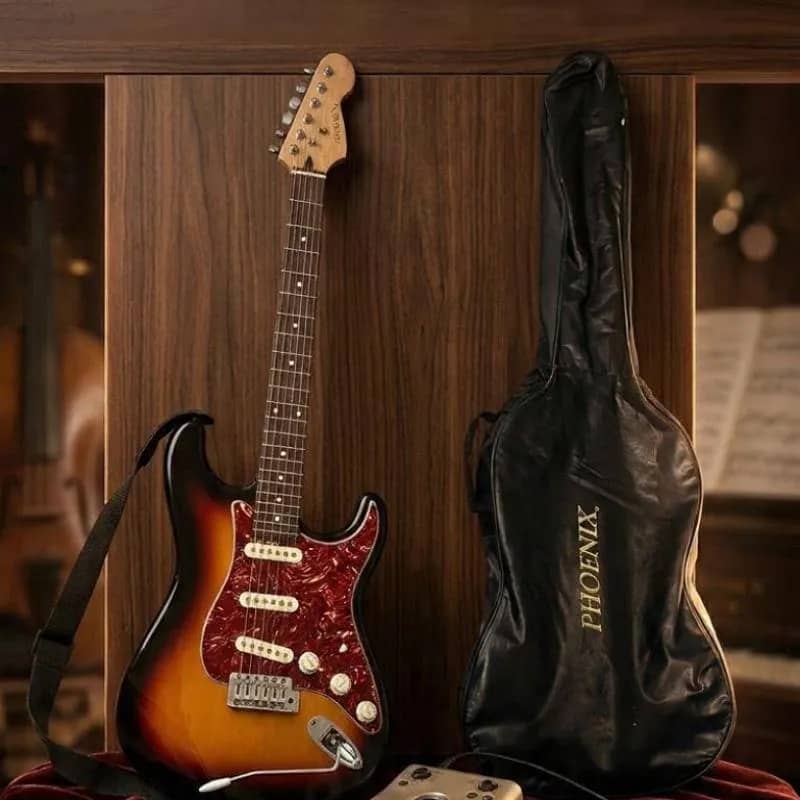 Imagem da campanha GUITARRA PHOENIX + PEDALEIRA
