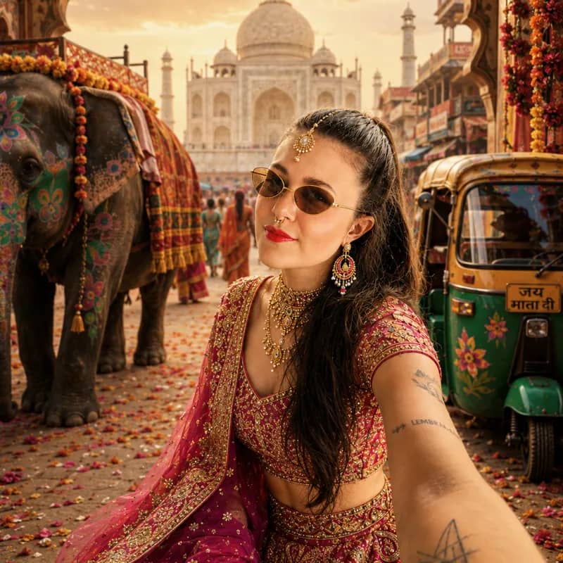Imagem da campanha Operação: levar a Desi Girl pra Índia