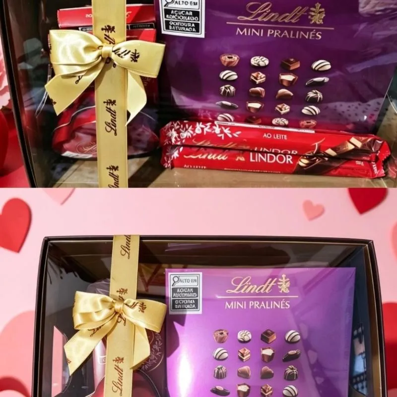 Imagem da campanha Cesta de chocolates da Lindt no valor de R$300 Reais