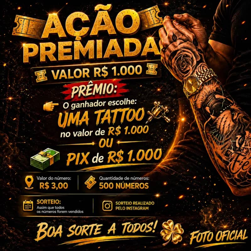 Imagem da campanha Tatoo premiada