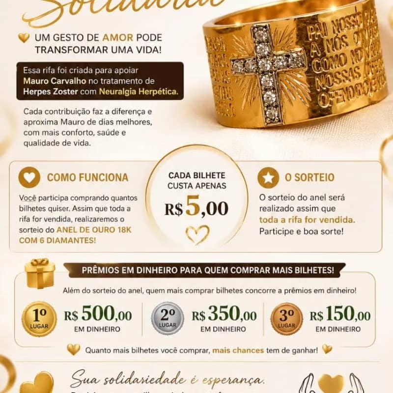 Imagem da campanha Solidária