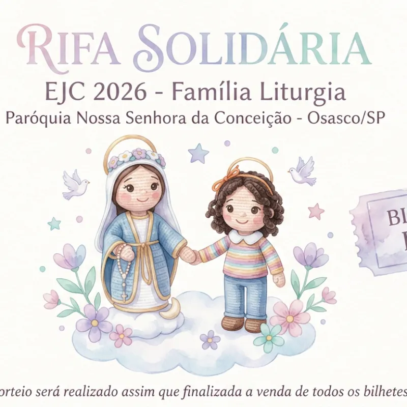 Imagem da campanha Ação entre Amigos ♥️ Família Liturgia EJC-2026