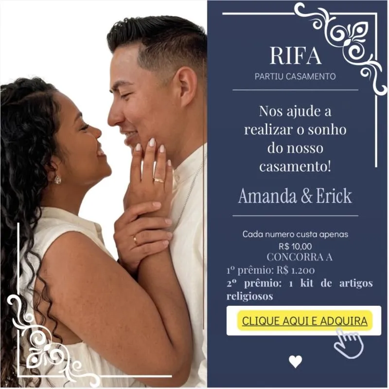 Imagem da campanha Campanha casamento Amanda e Erick