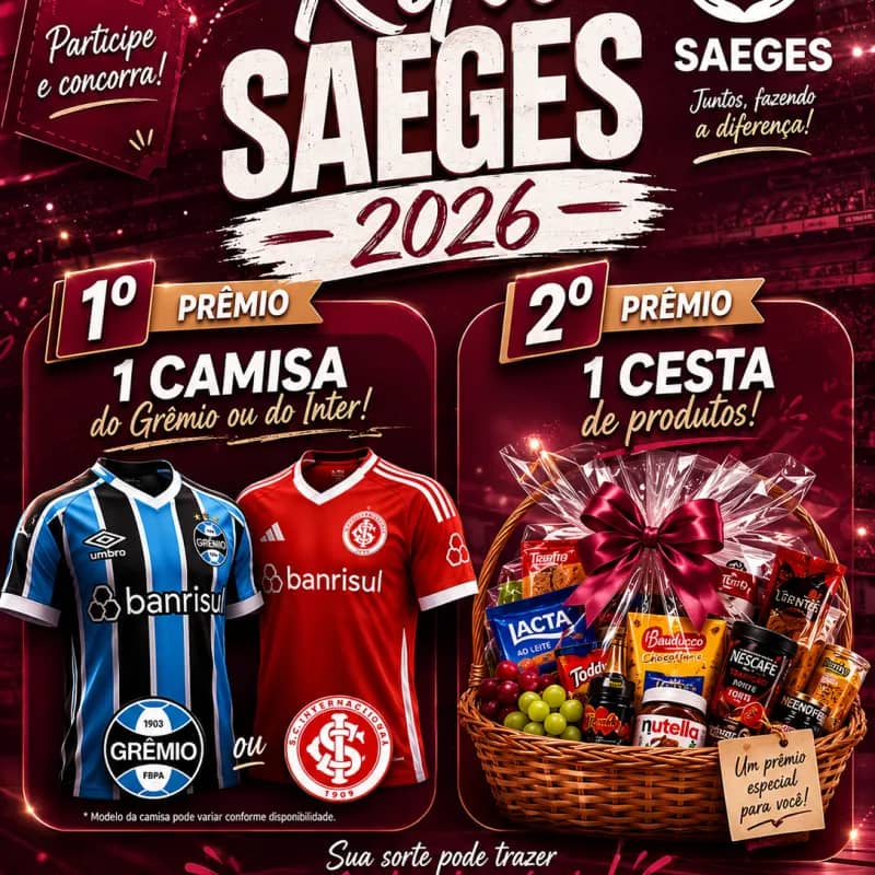 Imagem da campanha SAEGES 2026