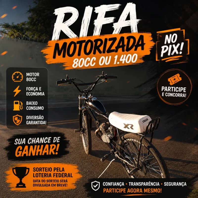 Imagem da campanha MOTORIZADA 80Cc Ou 1.800 No Pix