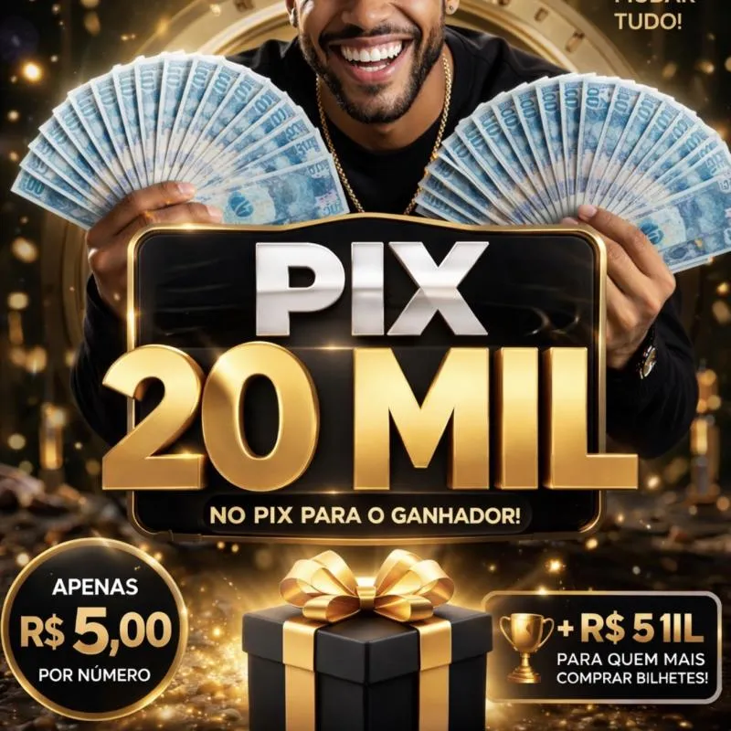 Imagem da campanha 20 mil reais no pix
