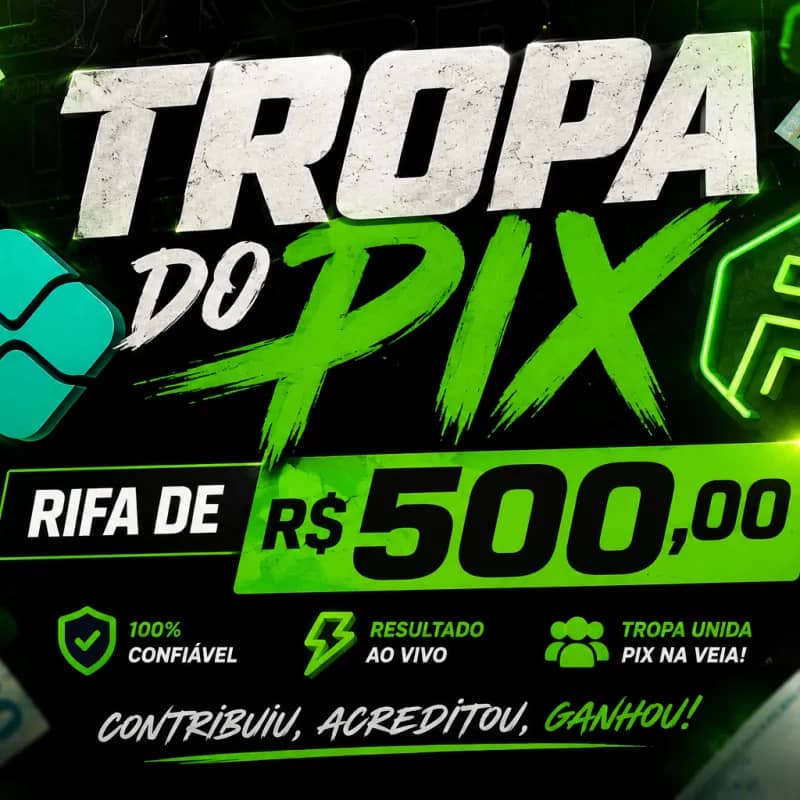 Imagem da campanha Tropa do Pix