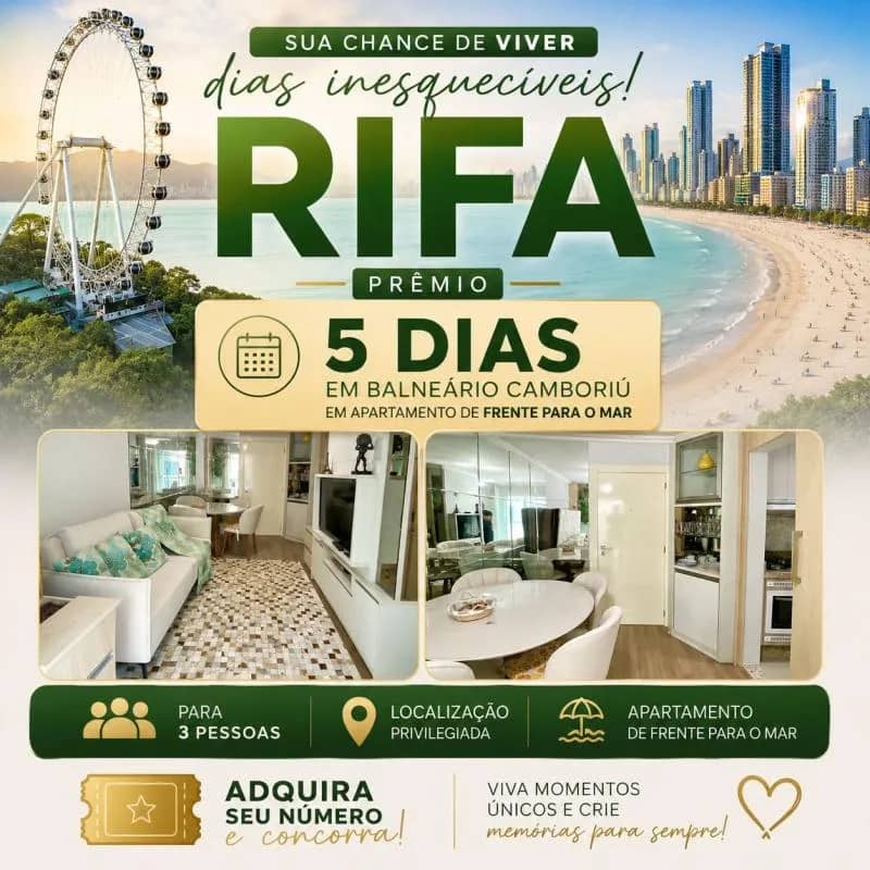 Imagem da campanha 5 DIAS EM BALNEÁRIO CAMBORIÚ
