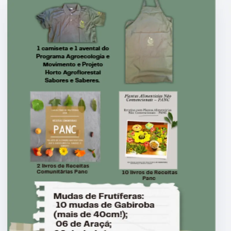 Imagem da campanha Rifa Solidária Agroecologia e Movimento