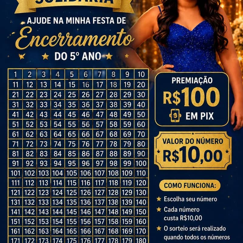 Imagem da campanha Festa de Encerramento Agatha Cecília