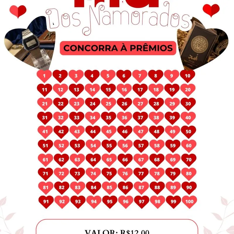 Imagem da campanha Rifa Dia dos Namorados