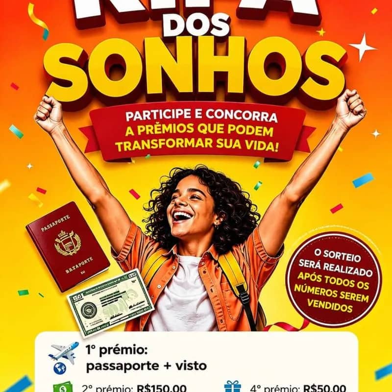 Imagem da campanha RIFA DOS SONHOS