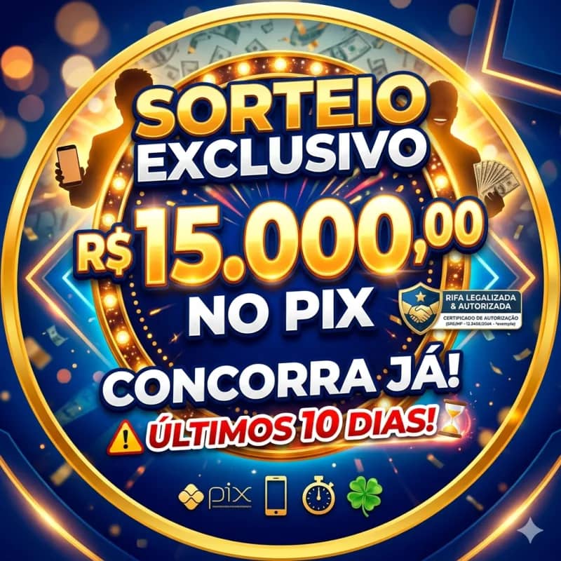 Imagem da campanha Rapidinha 15 mil no pix