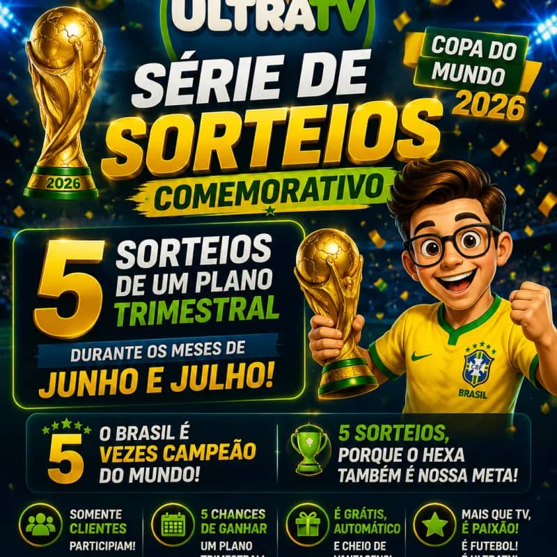 Imagem da campanha COPA PREMIADA TRIMESTRAL