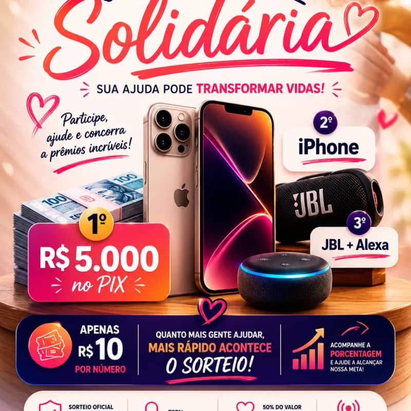 Imagem da campanha Virada Solidária