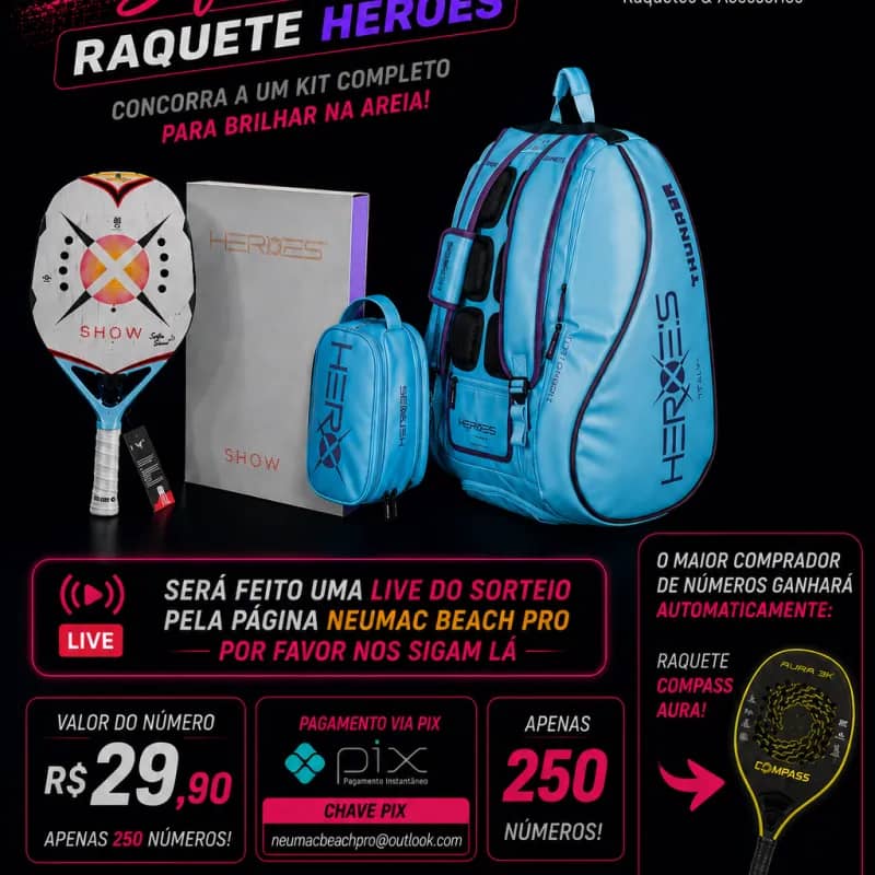 Imagem da campanha Sorteio kit Heroes Sofia Show