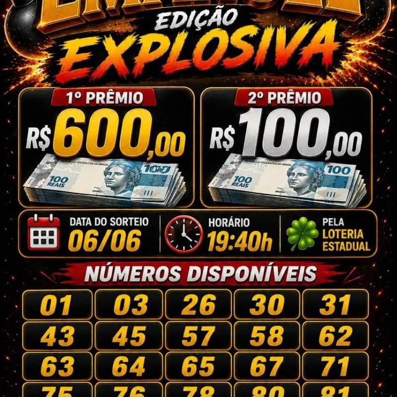 Imagem da campanha Rifa do Emanuel