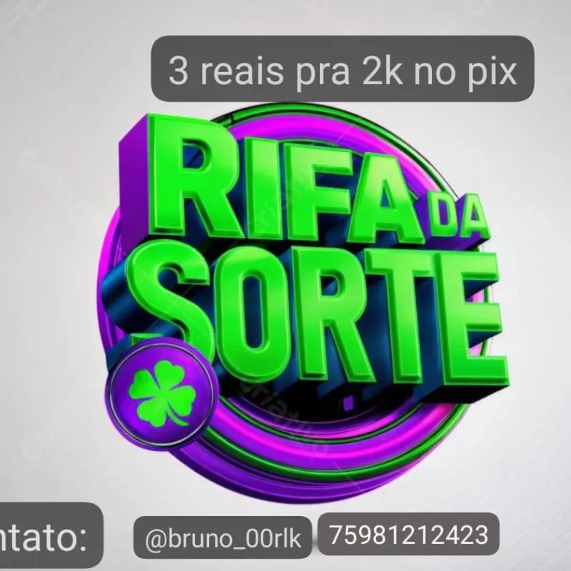 Imagem da campanha Rifa da sorte